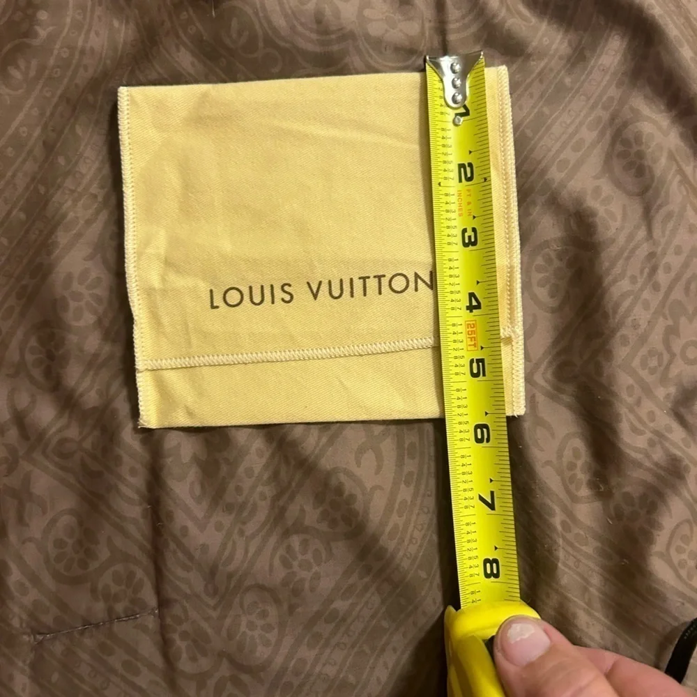 Lv dust bag wallet size